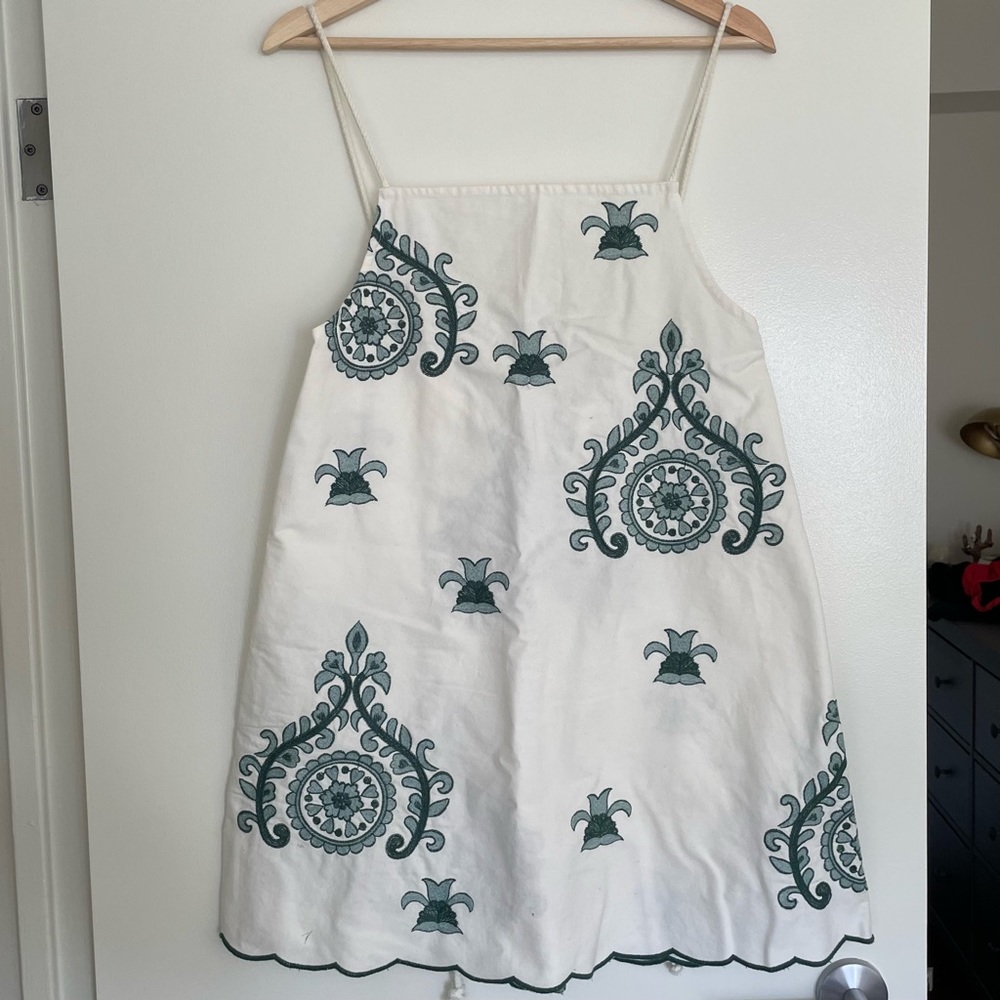 Embroidered ZARA mini dress